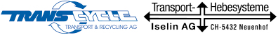 TRANS CYCLE Transport und Recycling AG, Iselin AG und Trans-Cycle Air Glide Systems AG Logo
