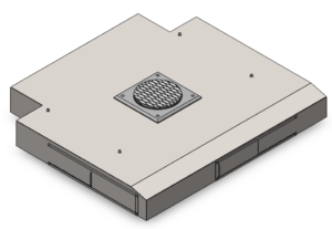 JLA-e 15/30 mit Hub als Reinraumtransportsystem